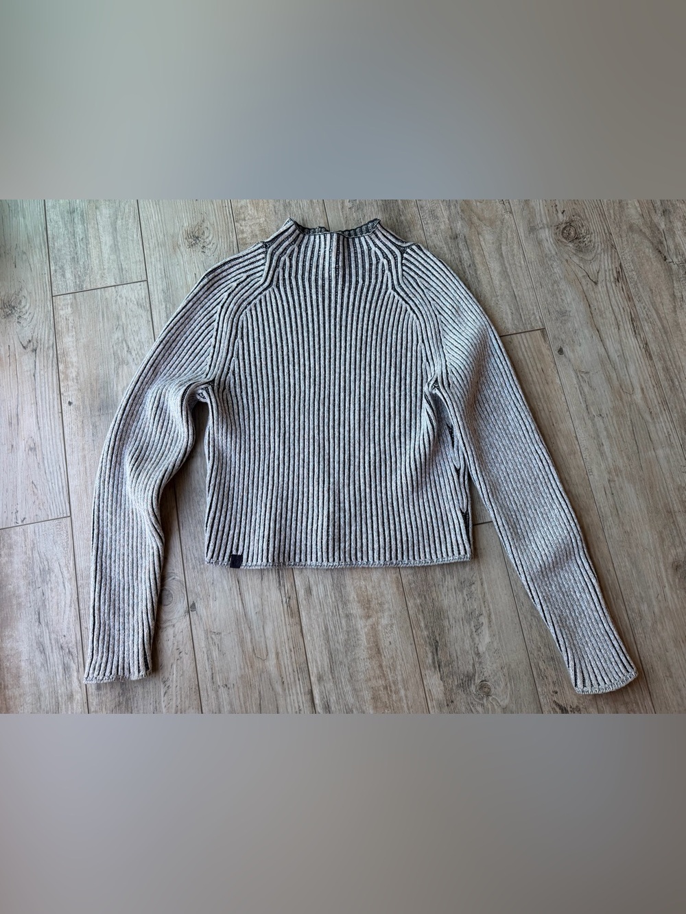 Lululemon Cotton Cashmere Blend Mock Neck Ribbed Sweater 4